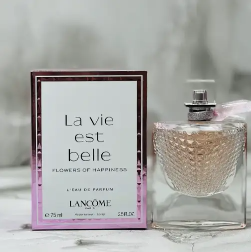 عطر ادکلن لانکوم لا ویه است بله فلاورز آف هپینس 75 میل مسترکوالیتی