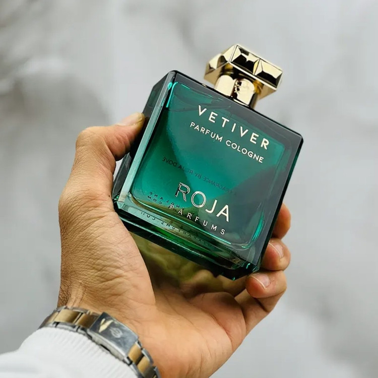 عطر ادکلن روژا داو وتیور پور هوم پارفوم کلن 5 میل دکانتی