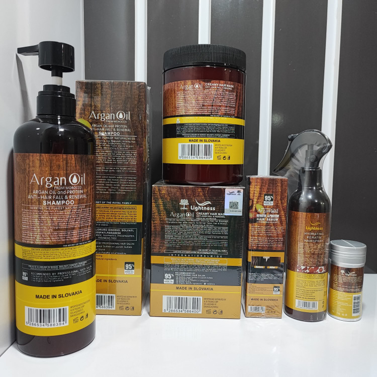 پک پنج عددی مراقبت مو لایتنس (شامپو+ماسک+اسپری دوفاز+روغن مو+وزگیر)