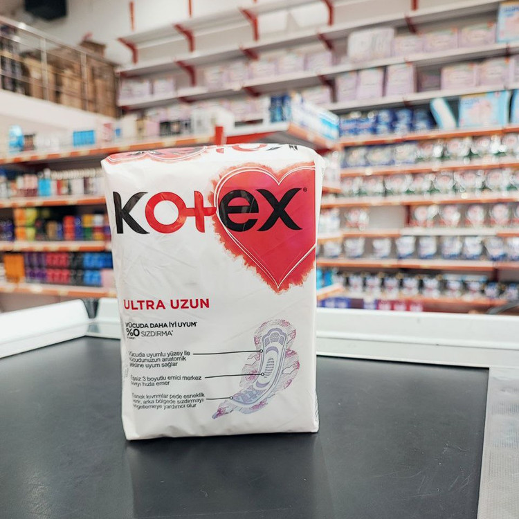 نوار بهداشتی کوتکس مدل بلند اولترا اوزون 18 عددی Kotex Ultra Uzun