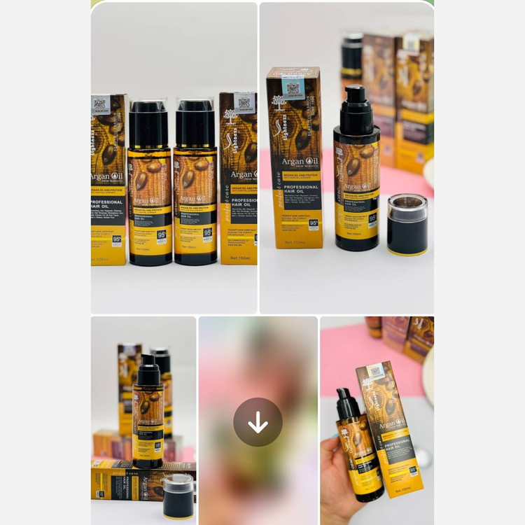 روغن مو آرگان بدون سولفات لایتنس