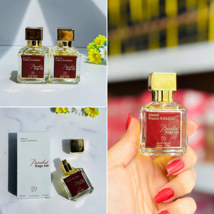 ادکلن جیبی باکارات رژ سفید مردانه زنانه Baccarat Rouge 540