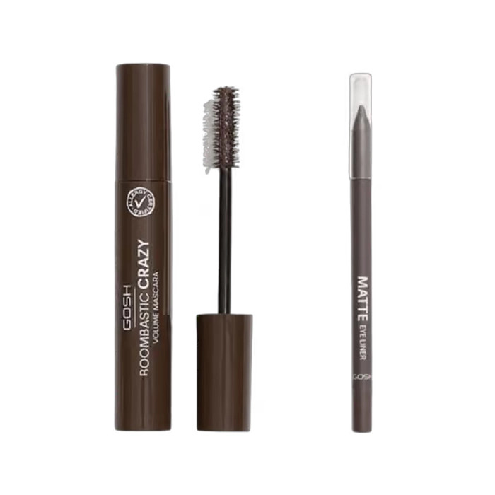 ریمل حجمدهنده قهوهای GOSH بومباستیک کریزی 13ml