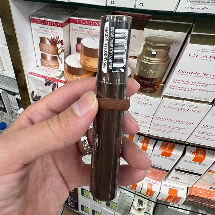 ریمل حجمدهنده قهوهای GOSH بومباستیک کریزی 13ml