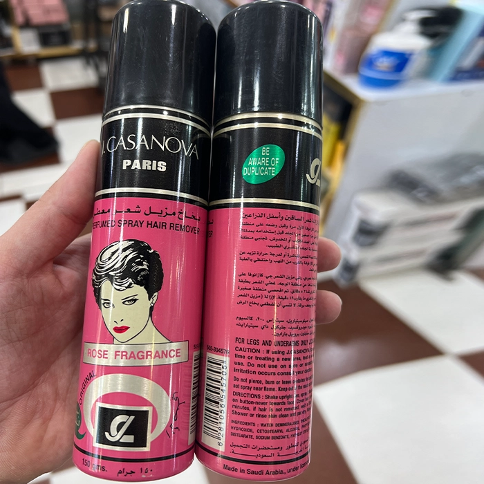 اسپری موبر معطر کازانوا پاریس رایحه گل رز