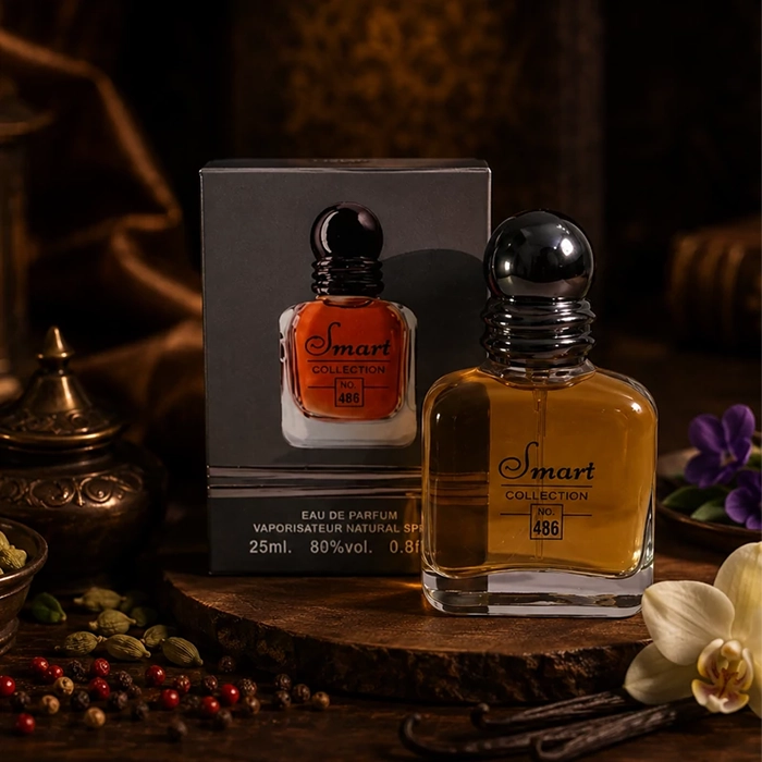 عطر جیبی مردانه رایحه ی یو اسمارت کالکشن شماره 486 حجم 25 میلیلیتر