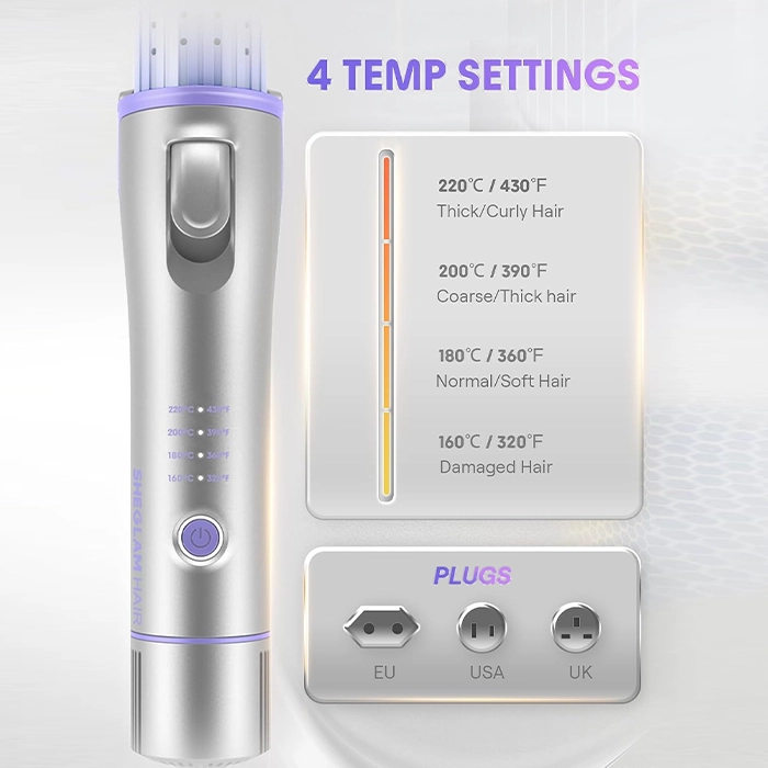 حالتدهنده مو 3کاره شیگلم هیر مدل Cool Lock Airflow Styler سایز 32 و 25
