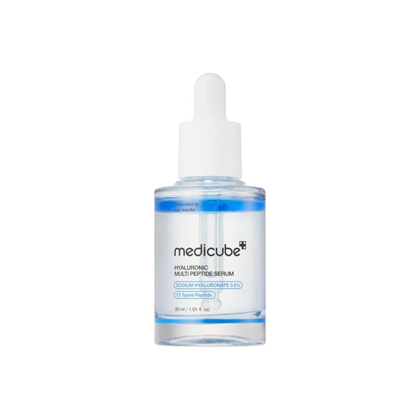 سرم آبرسان هیالورونیک اسید و مولتی پپتاید مدی کیوب Medicube حجم 30 میل