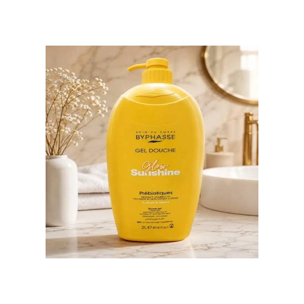 شامپو بدن بایفاس 2 لیتری مدل Glow Sunshine