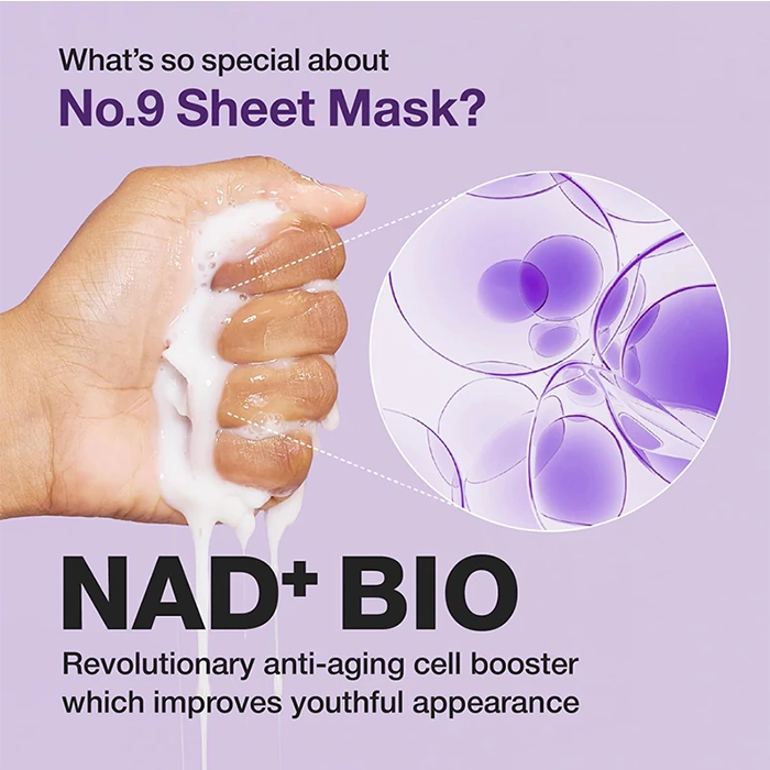 ماسک صورت لیفتینگ نامبوزین شماره 9 با NAD+