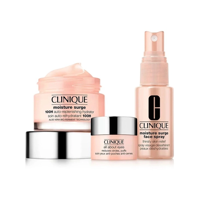 ست سفری کلینیک Moisture Surge آبرسان صورت و دور چشم 3 تکه