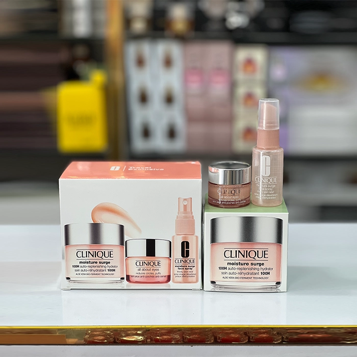 ست سفری کلینیک Moisture Surge آبرسان صورت و دور چشم 3 تکه