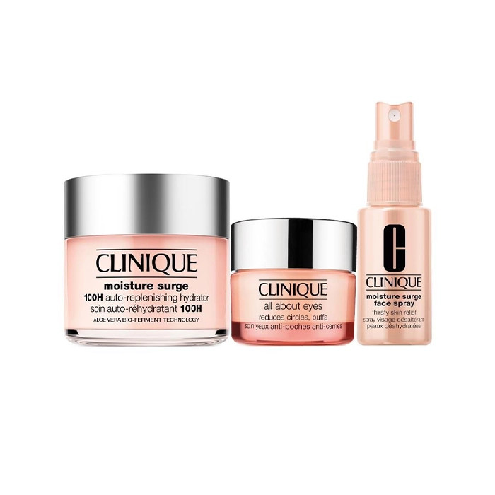 ست سفری کلینیک Moisture Surge آبرسان صورت و دور چشم 3 تکه
