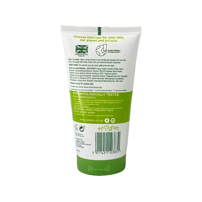 ژل شستشوی صورت سیمپل مدل Moisturising