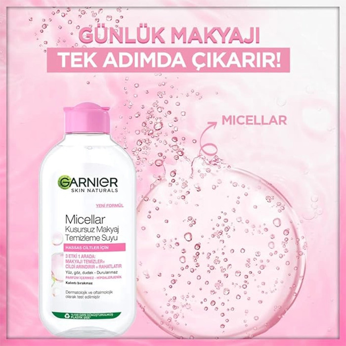 میسلار واتر کلاسیک بدون عطر گارنیر مخصوص پوست چرب و حساس