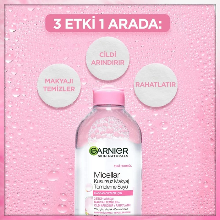 میسلار واتر کلاسیک بدون عطر گارنیر مخصوص پوست چرب و حساس
