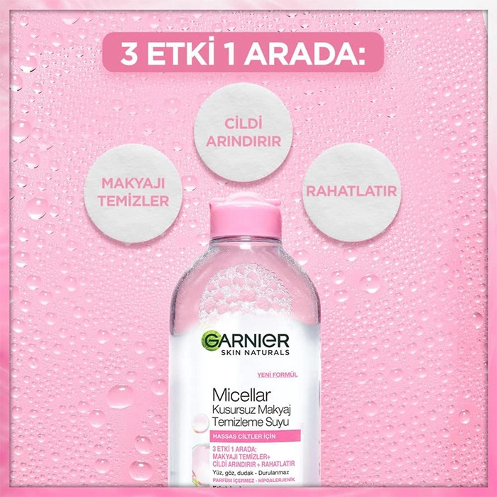 میسلار واتر کلاسیک بدون عطر گارنیر مخصوص پوست چرب و حساس