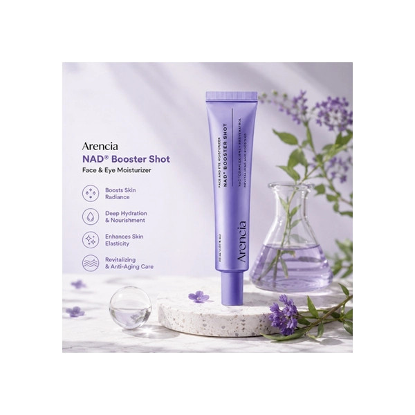 بوستر شات دورچشم و صورت جوانساز آرنسیا Arencia NAD+ Booster Shot