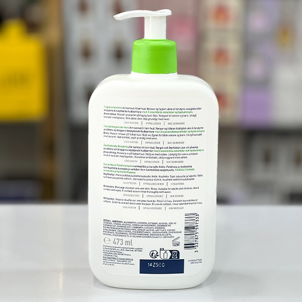 ژل شستشو و آبرسان سراوی مدل Hydrating Cleanser مخصوص پوست نرمال تا خشک