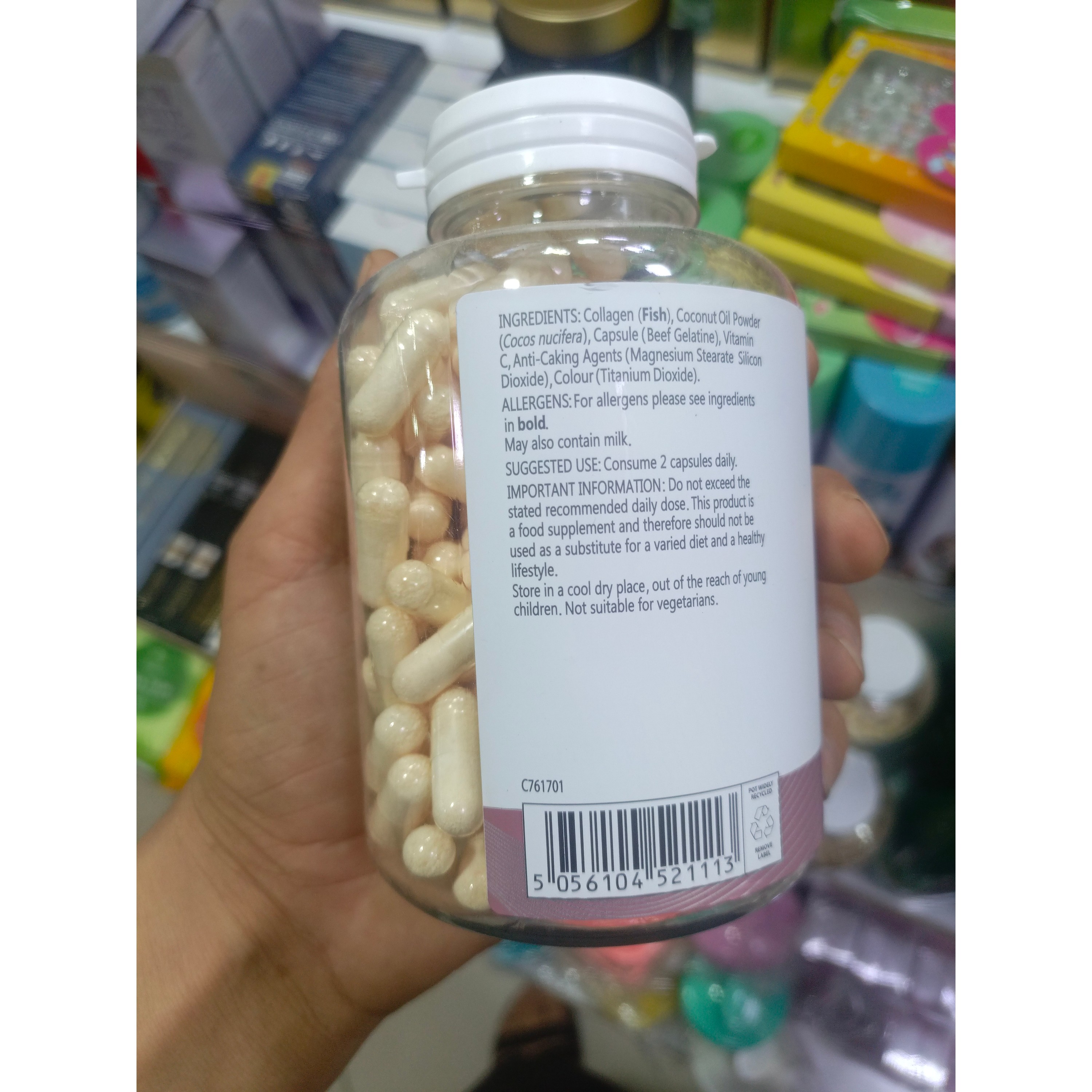 قرص کوکونات کلاژن اصلی (قسطی)