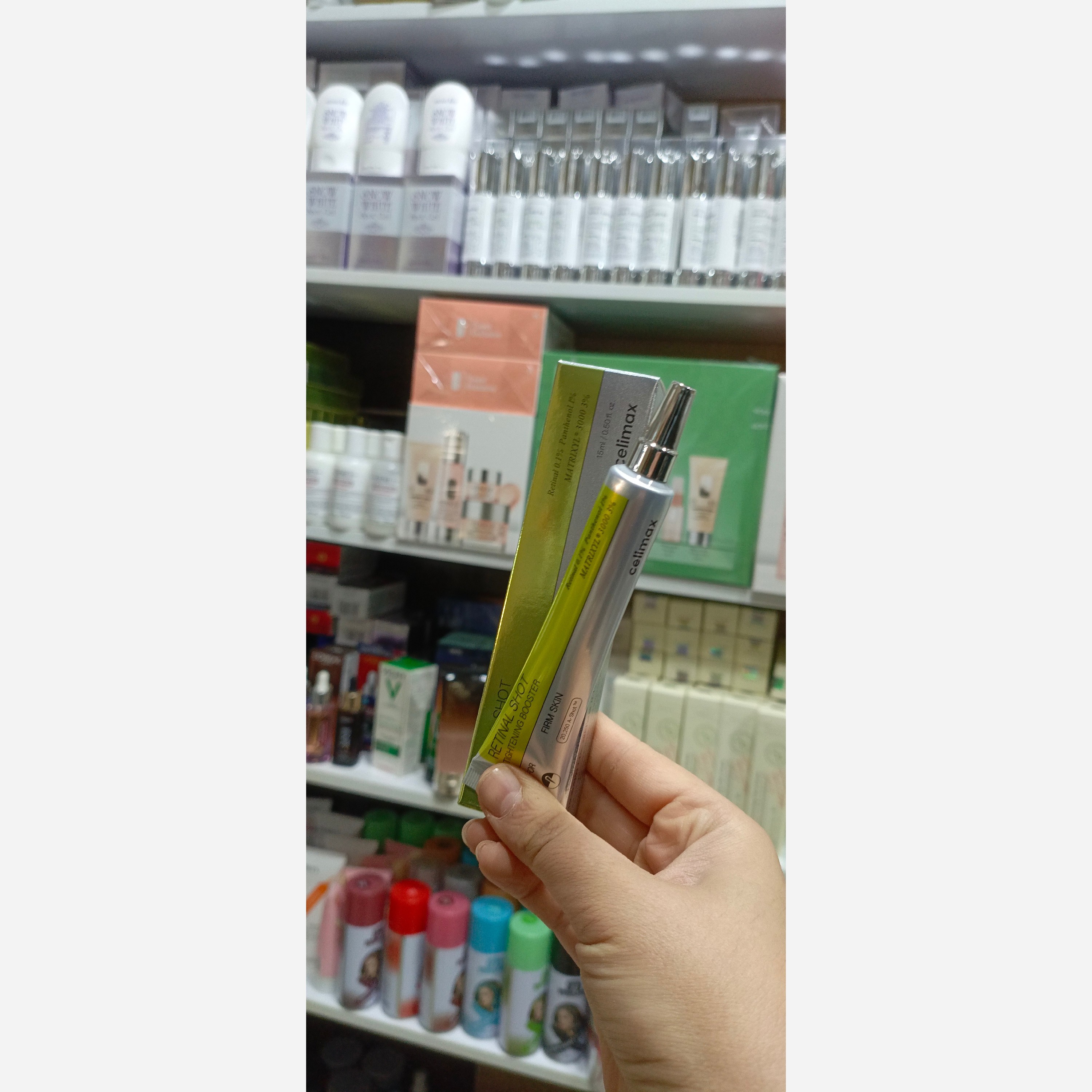 کرم ضد چروک و سفت کننده رتینول شات سلیمکس (قسطی)