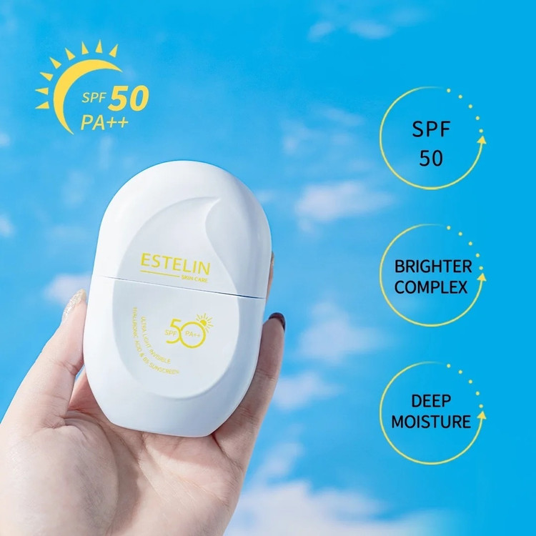 ضد آفتاب آبرسان استلین SPF50 مدل هیالورونیک اسید و B5 اورجینال