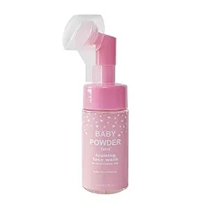 فوم شستشوی صورت براش دار baby powder اورجینال