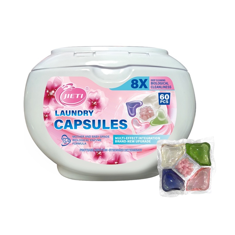 کپسول ماشین لباسشویی 5 کاره جیتی (8X Deep Cleaning)