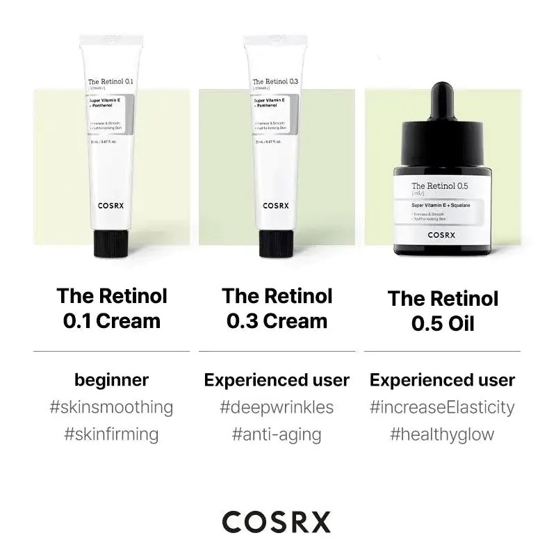 کرم رتینول درصد 0.1 کوزارکس Cosrx ضد پیری و جوانساز
