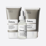 ست روتین آبرسان اوردینری مدل The Daily Set - شوینده اسکوالن، سرم هیالورونیک اسید، مرطوب کننده فاکتور طبیعی