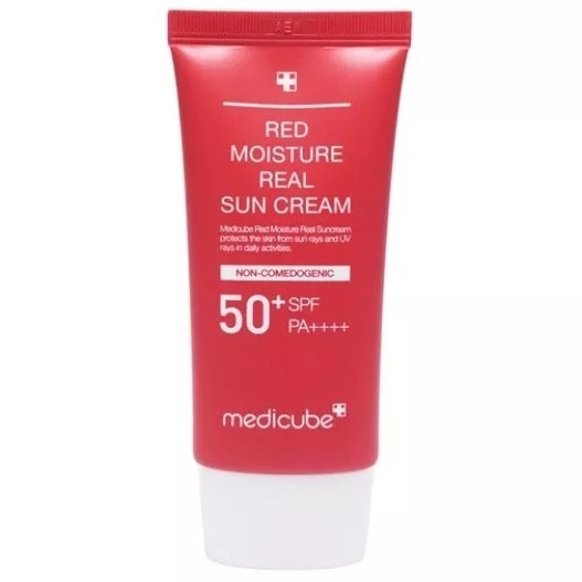 کرم ضد آفتاب مرطوب کننده مدی کیوب (تسکین دهنده) SPF50 اورجینال