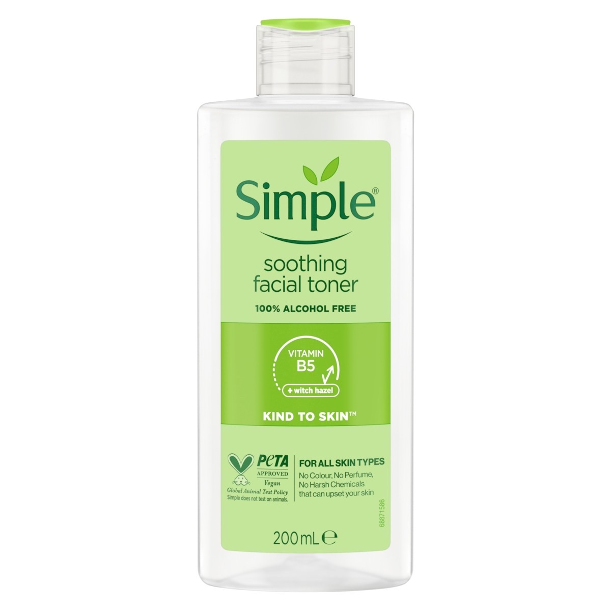 تونر سیمپل مدل Kind to Skin حجم 200 میل اورجینال