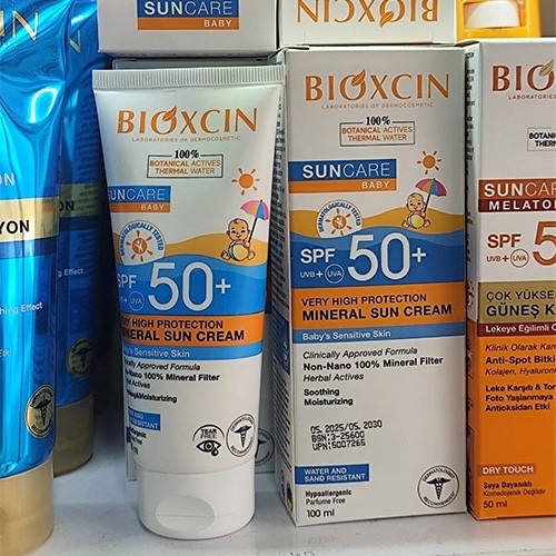 ضد آفتاب مینرال کودکان بیوکسین SPF50+ اورجینال