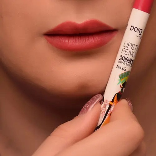 رژلب مدادی پورگ کلاژن 12 عددی (محصول کرهای) اورجینال