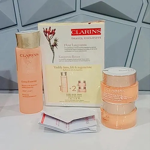 ست کرم روز، شب و لوشن کلارنس CLARINS Extra Firming (جوانسازی، لیفتینگ و آبرسانی کامل پوست)