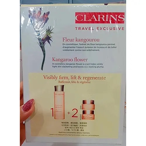ست کرم روز، شب و لوشن کلارنس CLARINS Extra Firming (جوانسازی، لیفتینگ و آبرسانی کامل پوست)