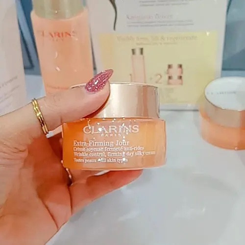 ست کرم روز، شب و لوشن کلارنس CLARINS Extra Firming (جوانسازی، لیفتینگ و آبرسانی کامل پوست)