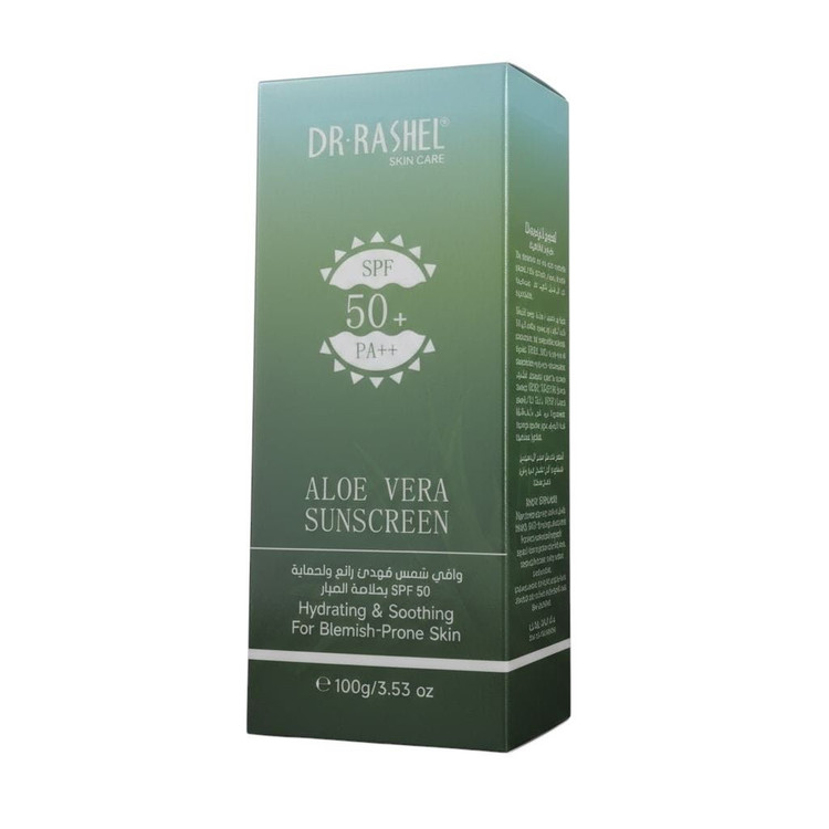 کرم ضد افتاب دکتر راشل SPF50 (آبرسان و تسکین دهنده) اورجینال