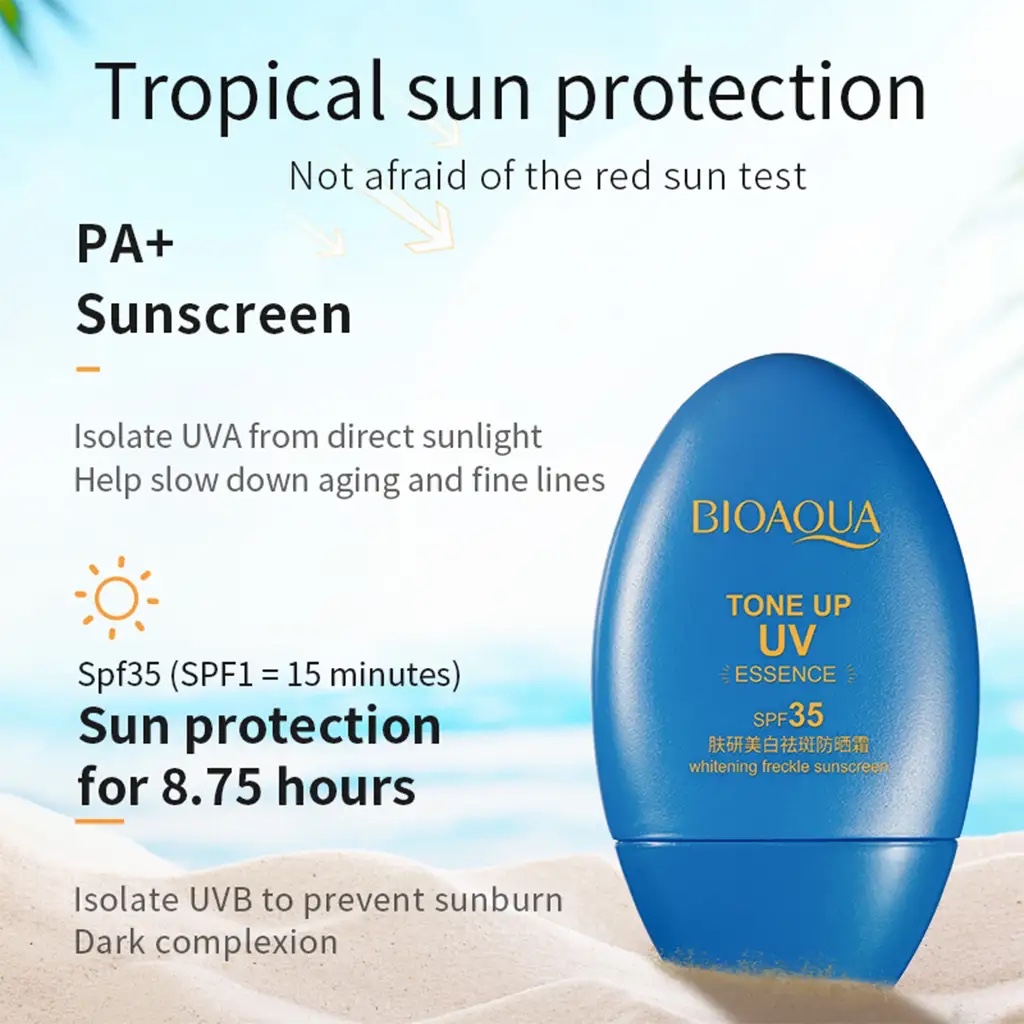 کرم ضد آفتاب ضد لک بیوآکوا BIOAQUA TONE UP UV اورجینال