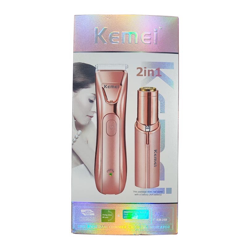 ست ماشین اصلاح و اپیلاتور کیمی KM-259 اورجینال