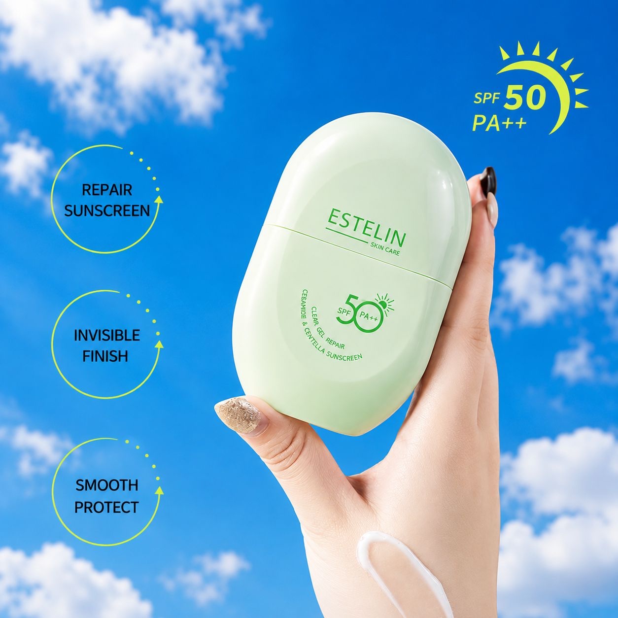 کرم ضد آفتاب ترمیم کننده استلین Estelin