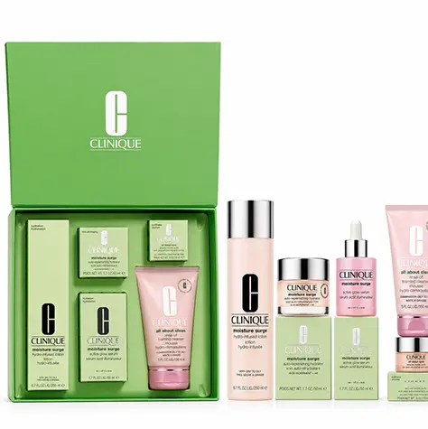 ست 5 عددی آبرسان کلینیک Moisture Surge اصل - آبرسانی عمیق انواع پوست اورجینال