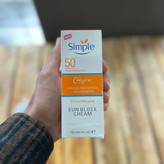 ضد آفتاب مینرال سیمپل مدل Tinted Mineral SPF50 اورجینال