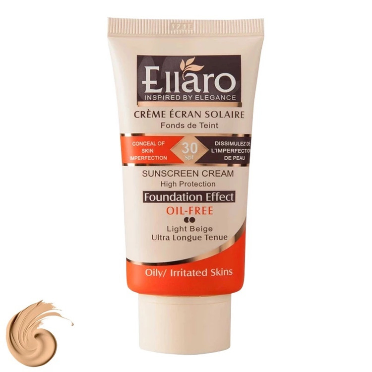 کرم ضد آفتاب الارو رنگی فاقد چربی SPF30