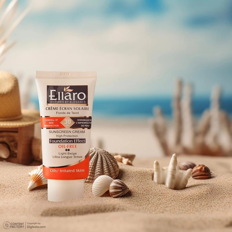 کرم ضد آفتاب الارو رنگی فاقد چربی SPF30